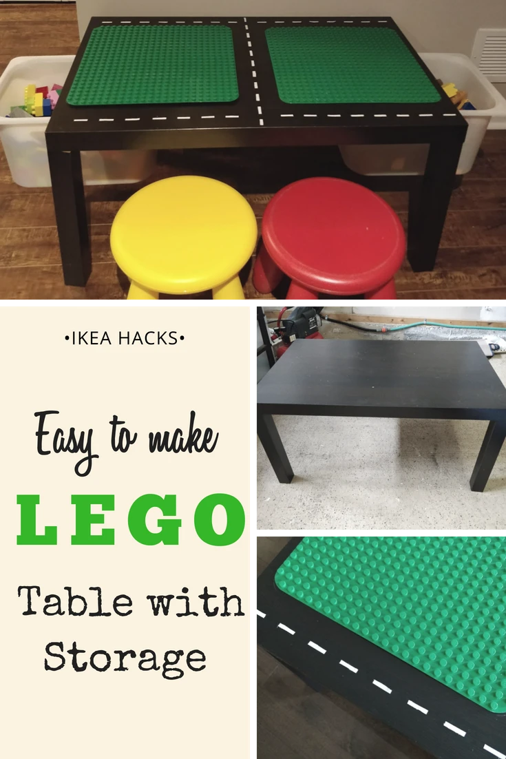 DIY Ikea Lego Table with Storage