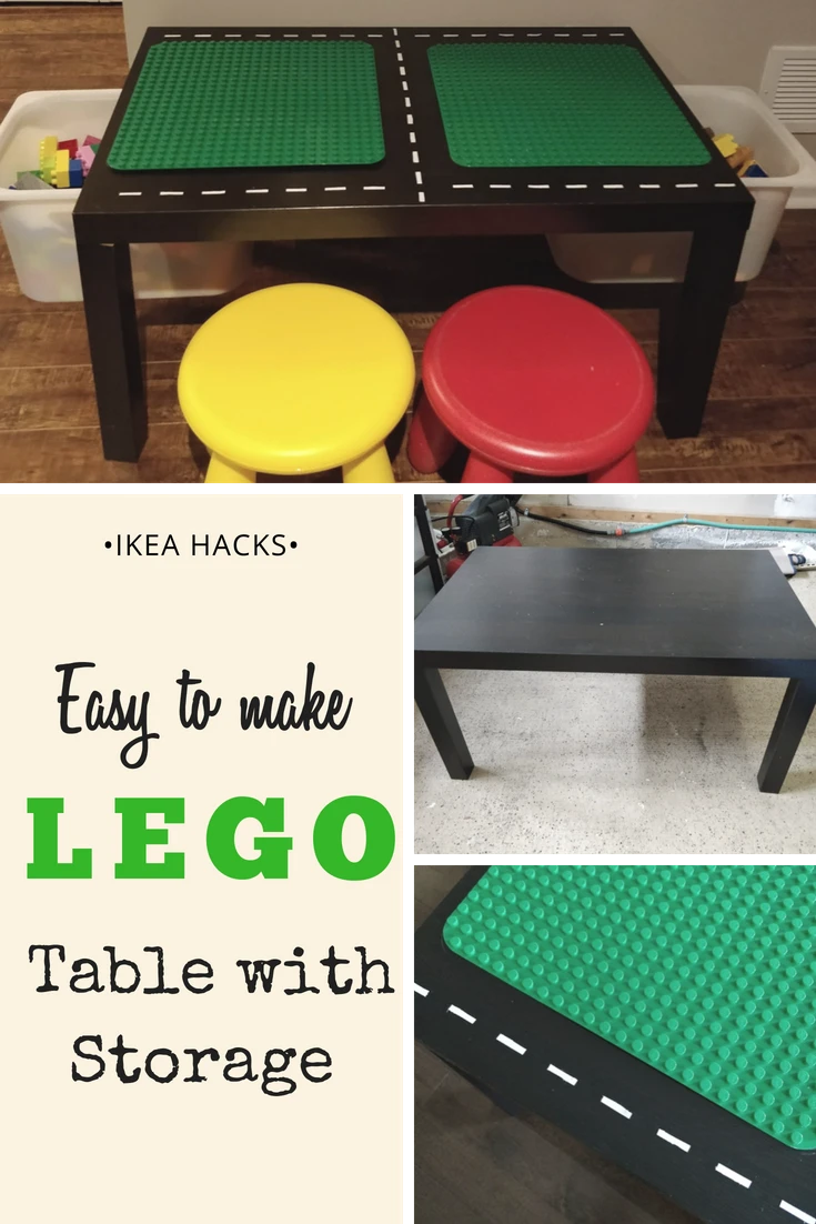 Ikea Lego Table  Lego table ikea, Lego table, Lego table diy