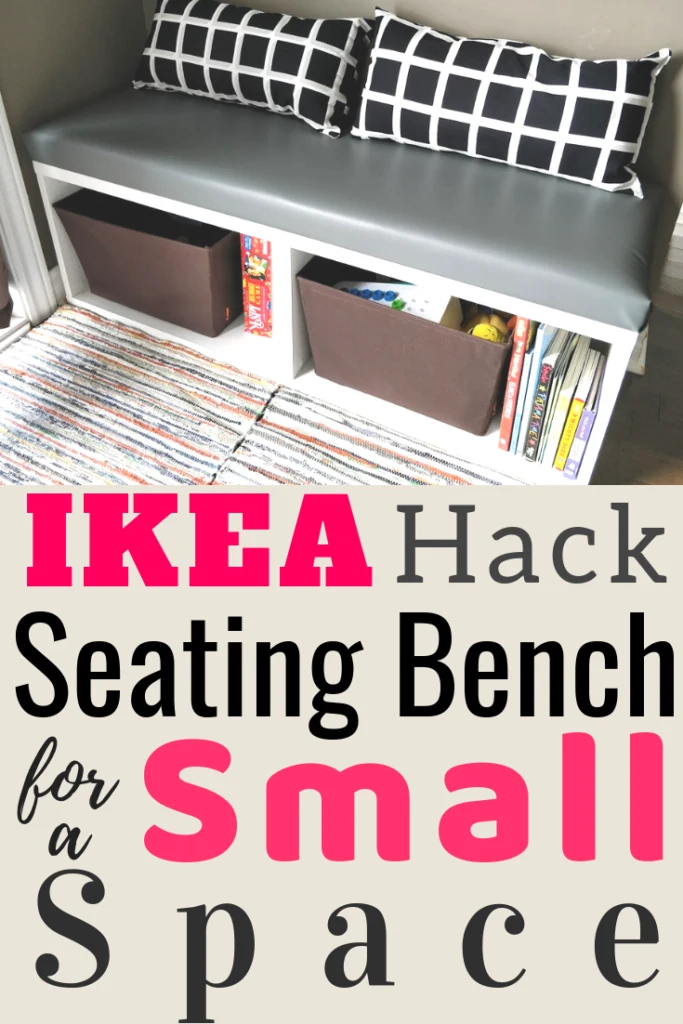 Ikea besta hack seating bench for small spaces