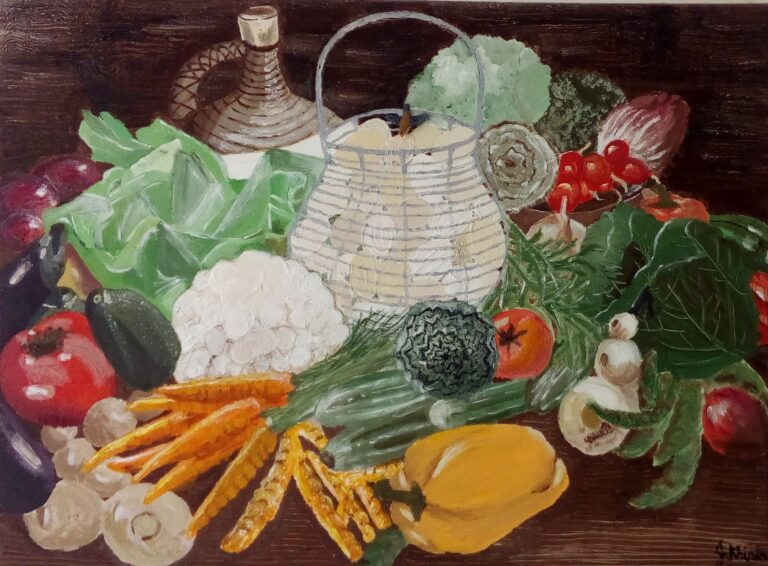 Vegetables Abstract Art