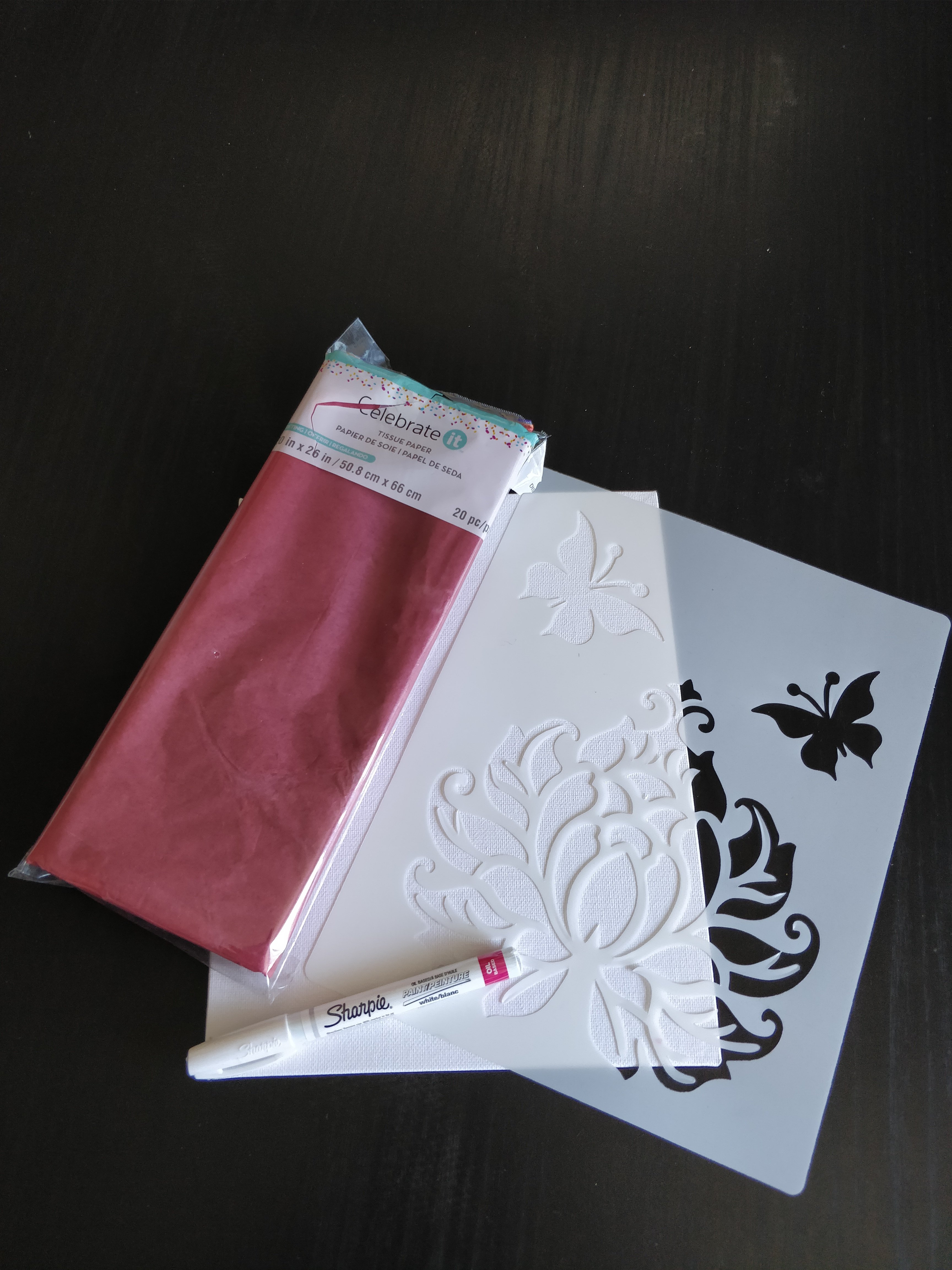 Easy DIY Craft Tissue Paper Bleeding Art with FREE Printable Stencils