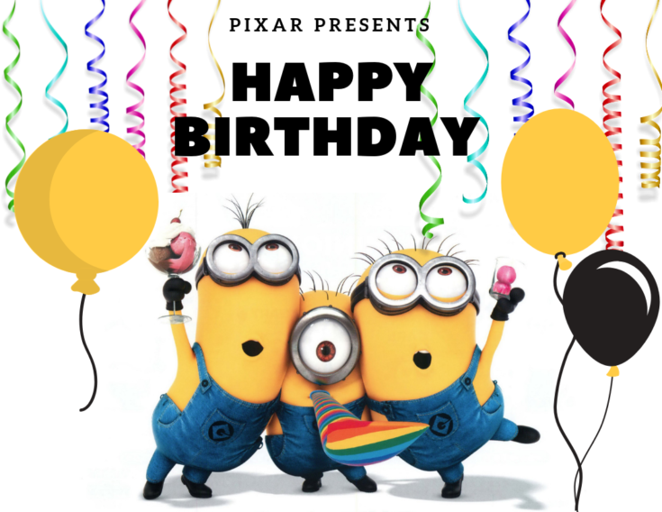 Minion Party Ideas- Birthday Cake, Fruit Tray, Minion Balloons and FREE ...