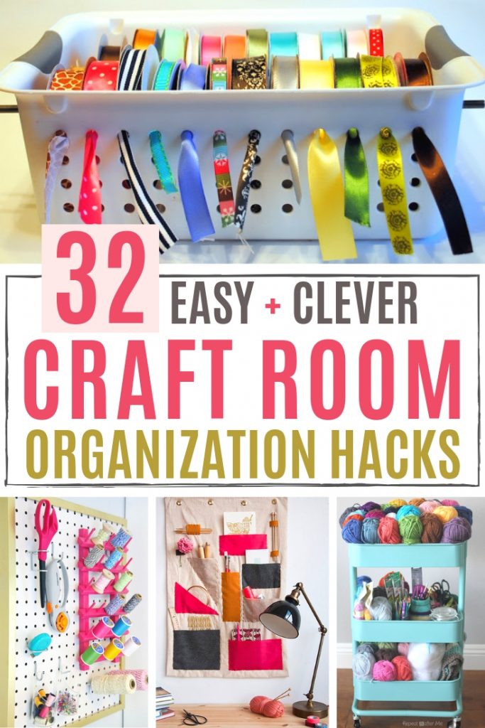 30+ Clever Ways To Organize Your Craft Supplies | Feeling Nifty