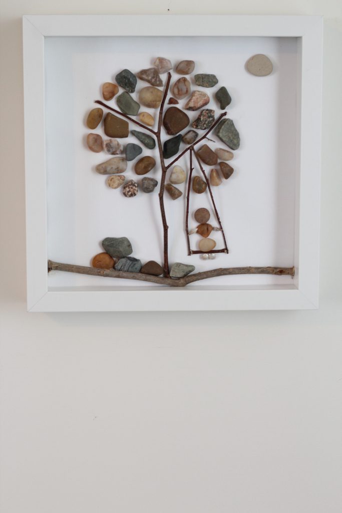 Pebble Art Create a Super Easy DIY Pebble Art Tree {Easy Art/Craft Ideas}
