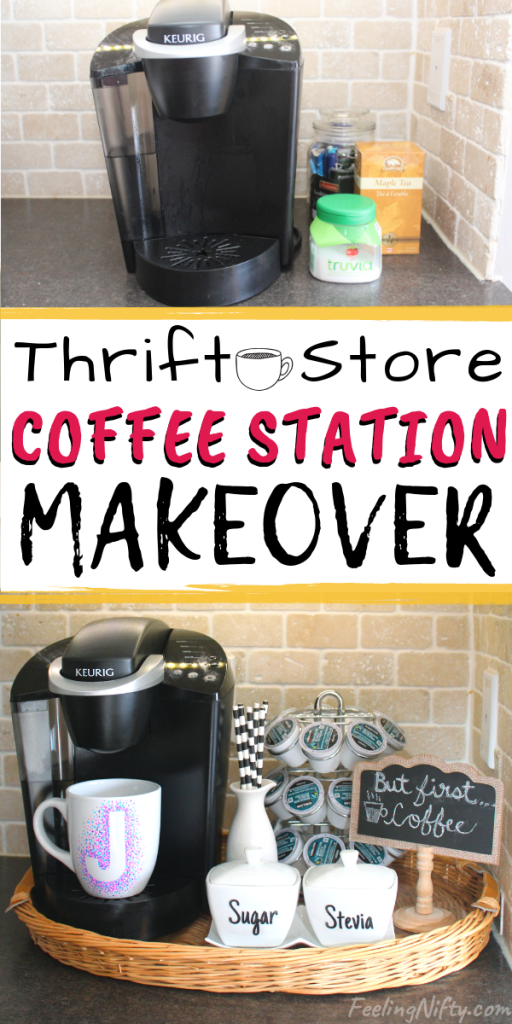 Create the perfect DIY Keurig Coffee Station with Farmhouse style