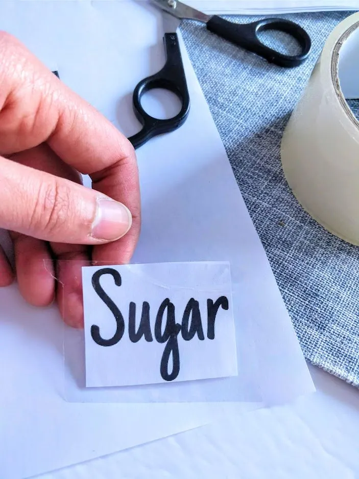 DIY Labels: How To Make Clear Labels With Packing Tape