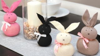 easter bunny craft for easter home decor