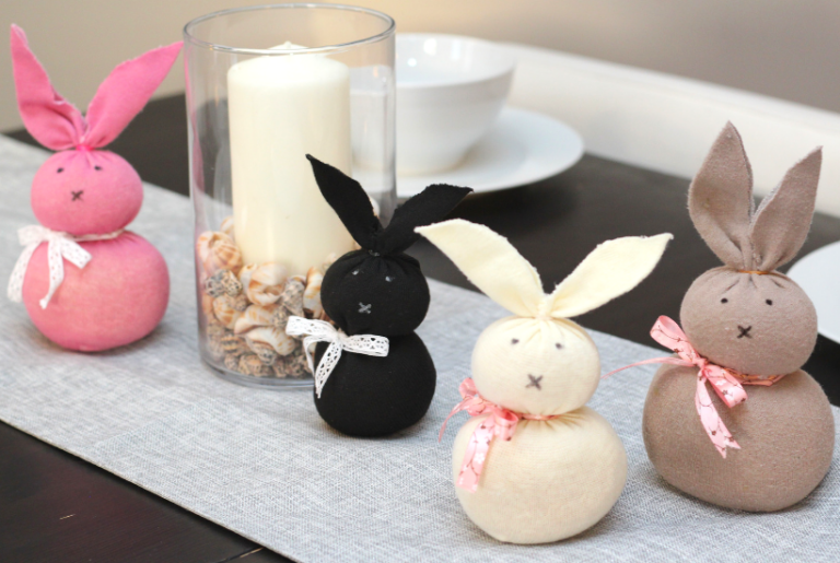 easter bunny craft for easter home decor