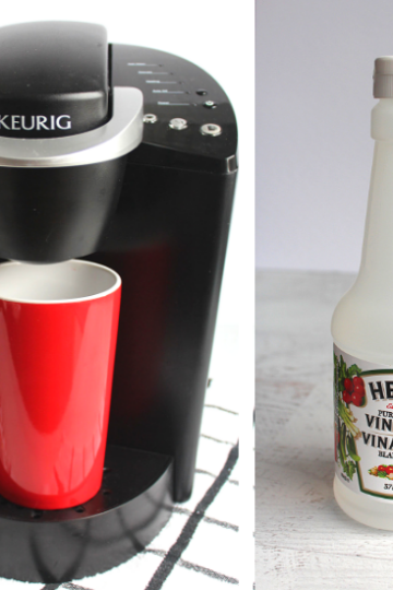 how to descale a keurig with vinegar