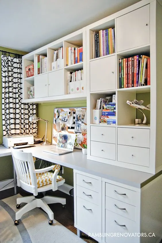 Double Desk IKEA Hacks That Will Boost Your Productivity - The