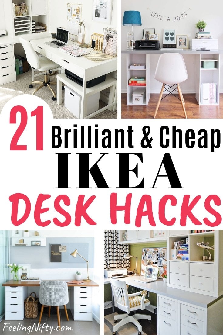 Double Desk IKEA Hacks That Will Boost Your Productivity - The