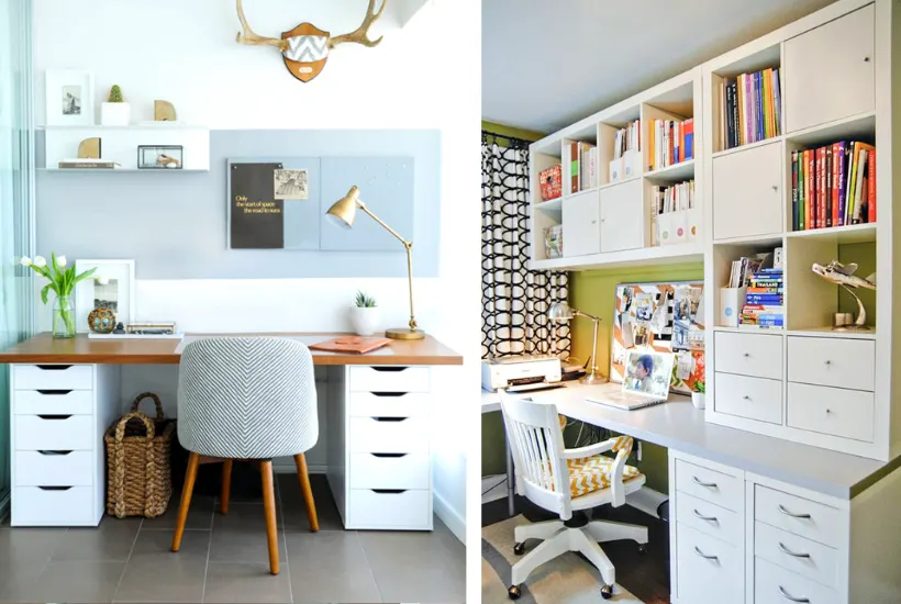21 Awe Inspiring Ikea Desk S That Are Affordable And Easy - Office Wall Storage Ikea