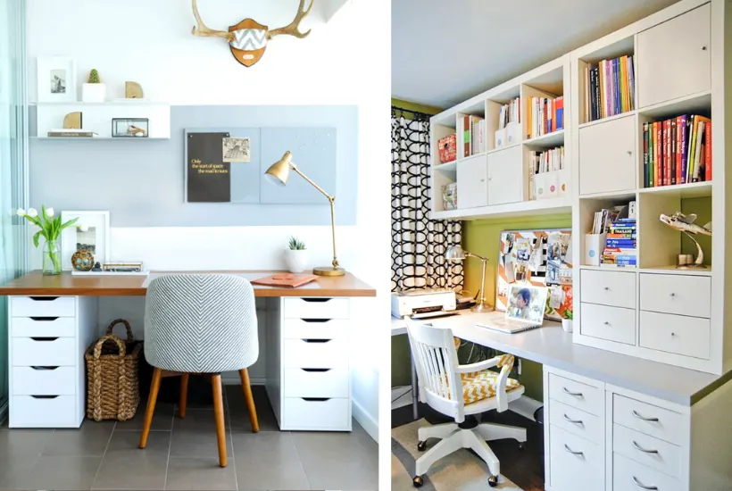 ikea desk hacks