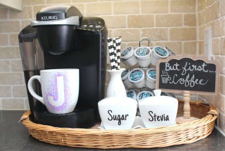 keurig coffee station at home