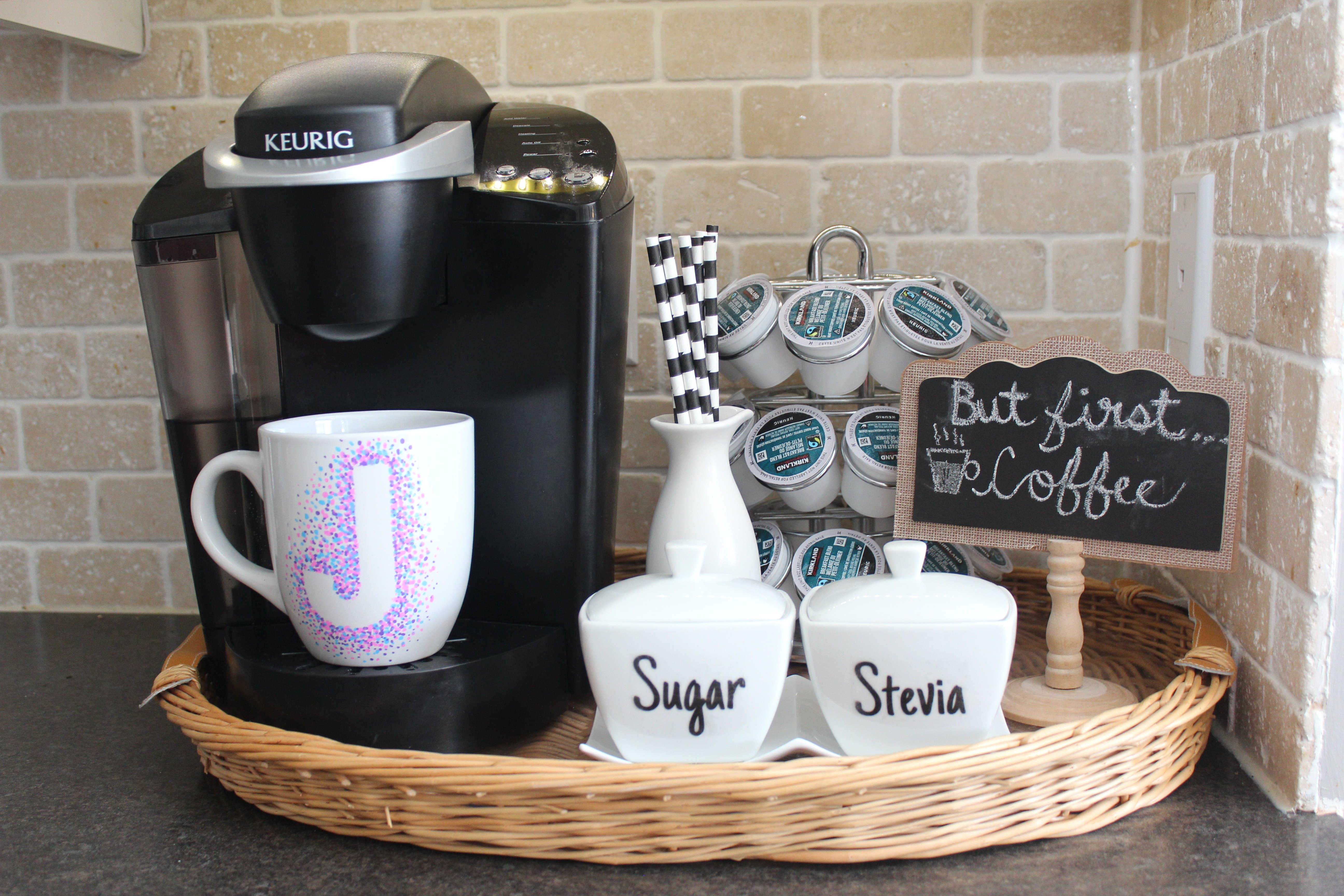 Create the perfect DIY Keurig Coffee Station with Farmhouse style