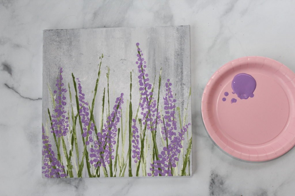 How To Paint Lavender Easy Flower Painting Tutorial for Beginners