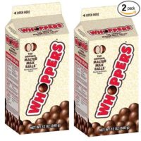 Whoppers Malted Milk Balls, 12 oz Cartons (Pack of 2)