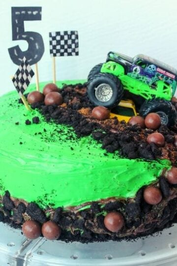 monster truck cake