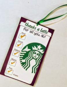 4 Easy "Thanks A Latte" Teacher Appreciation Gift Ideas - FREE Printables