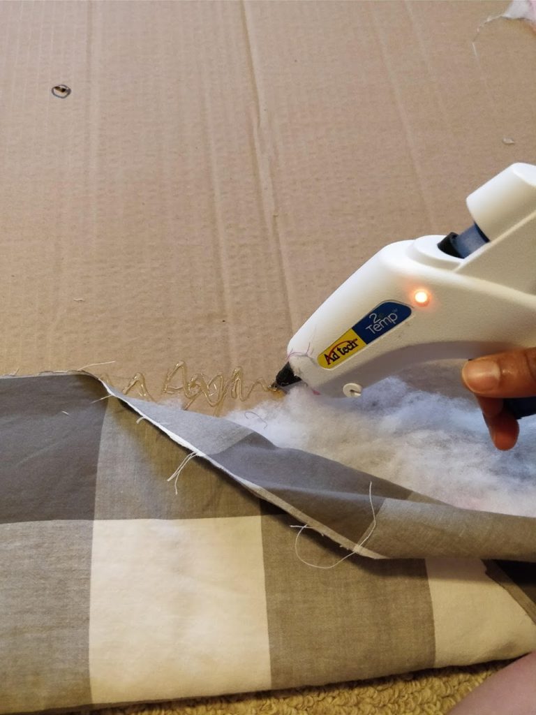 Cheap DIY Upholstered Headboard with Tufting for 10