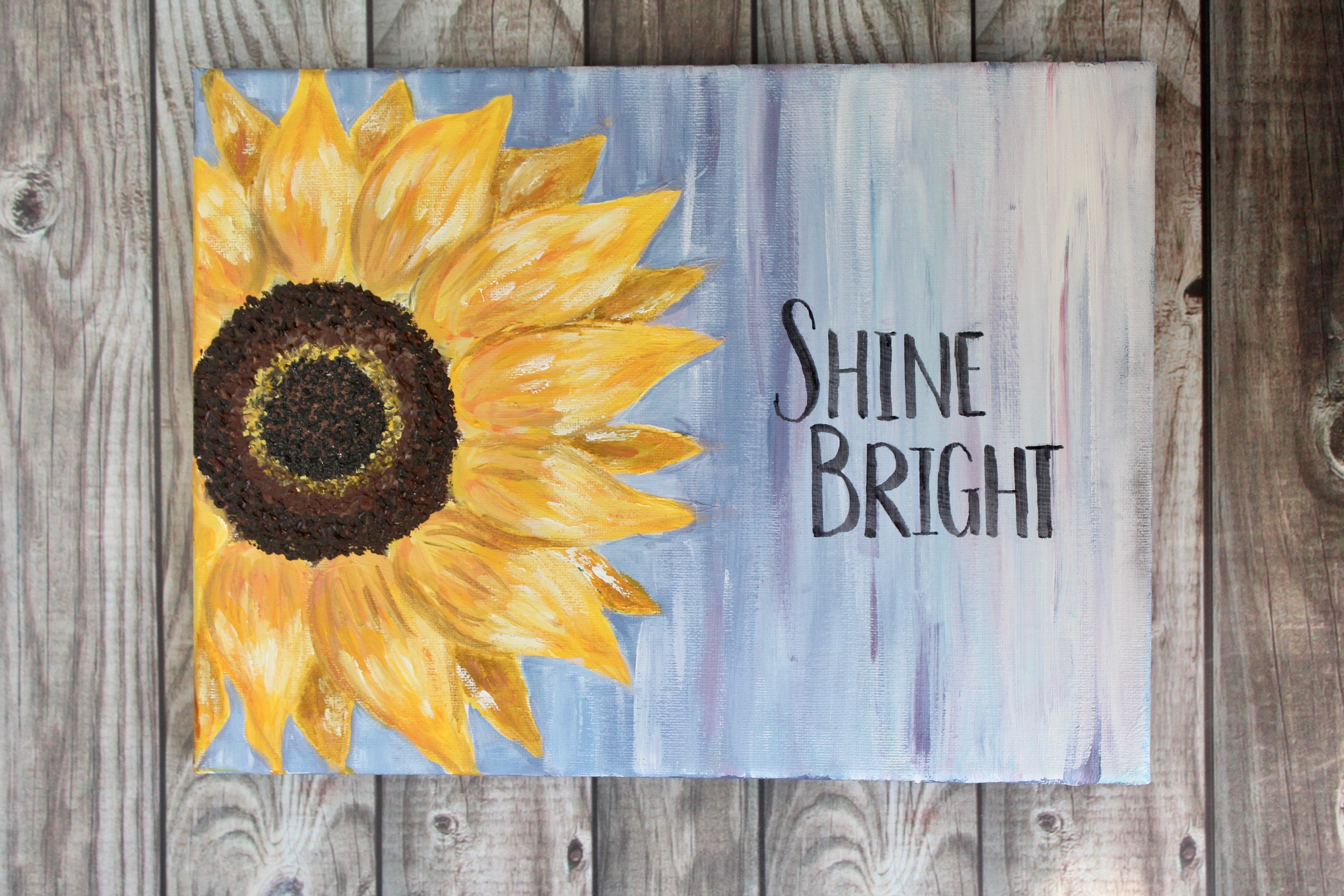 How to Paint a Sunflower Learn to Paint for Beginners Series