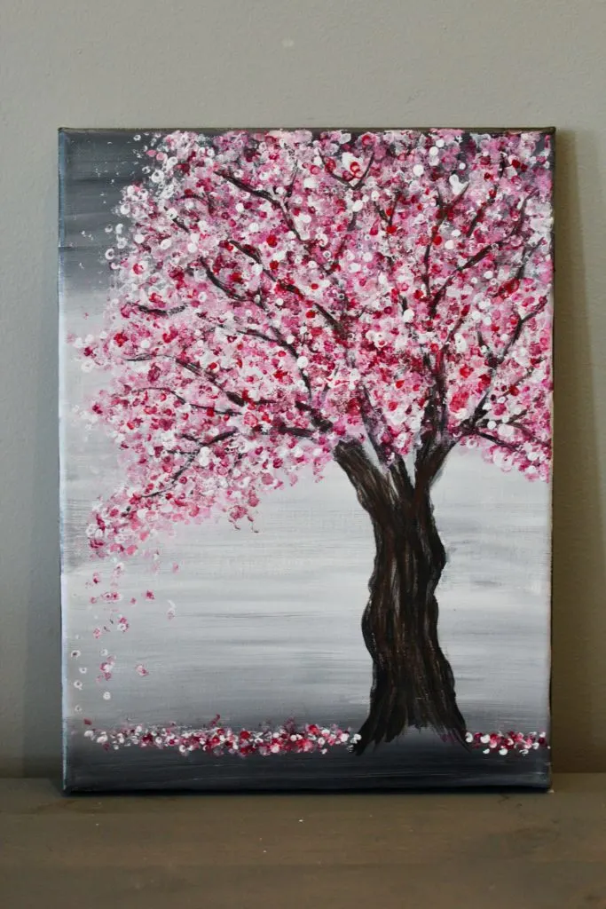 easy abstract tree paintings