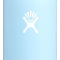 Hydro Flask Water Bottle - Stainless Steel & Vacuum Insulated - Wide Mouth with Leak Proof Flex Cap - 32 oz, Frost
