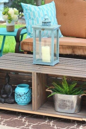 diy crate coffee table DIY