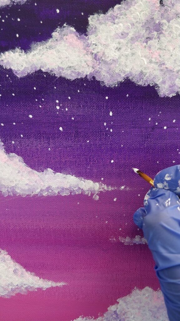 How To Paint Clouds With Acrylic Paint For Beginners (Easy)