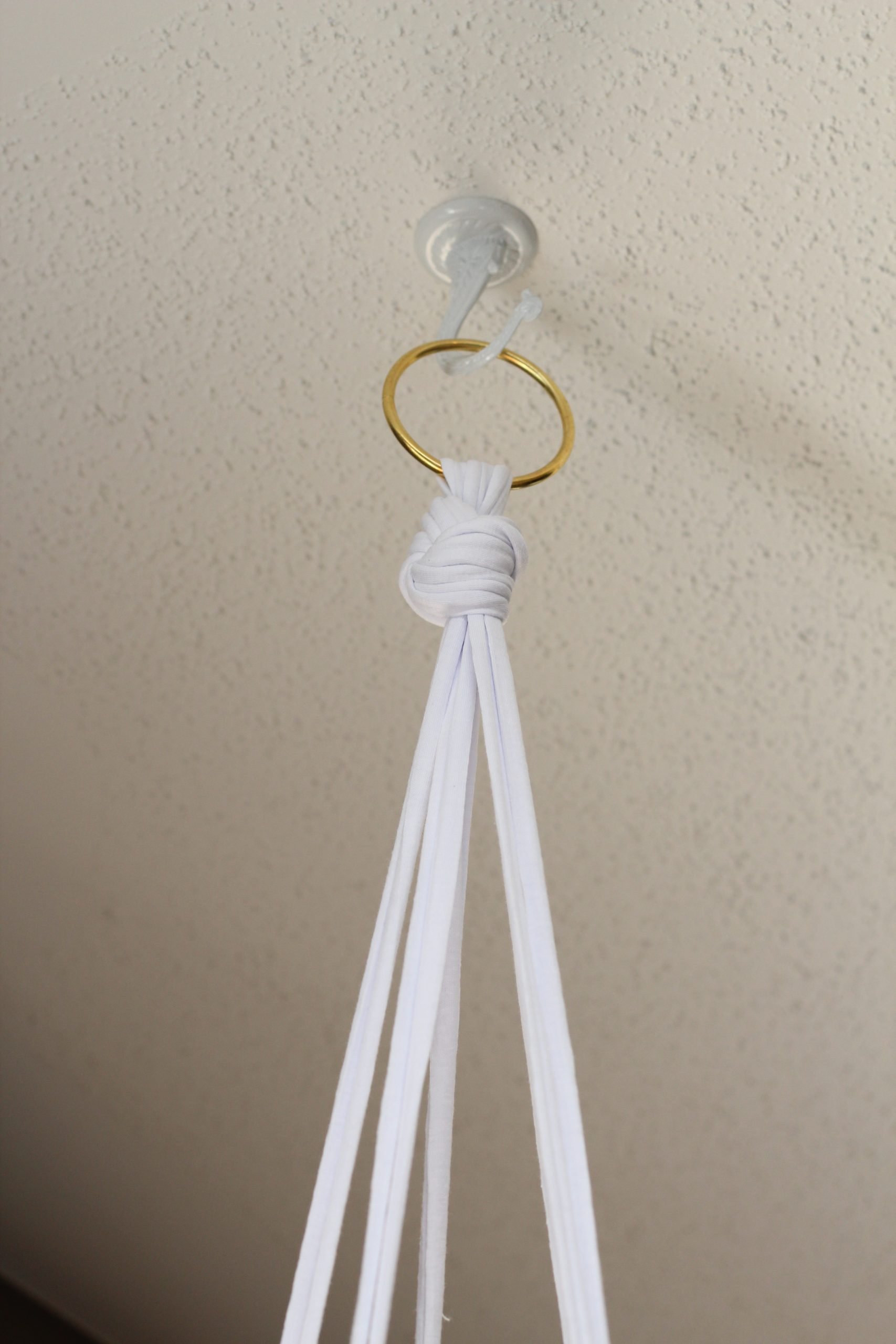 5 Minute Macrame Plant Hanger DIY Tutorial Feeling Nifty