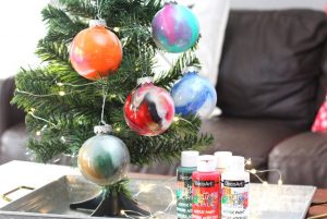 diy ornament balls painted