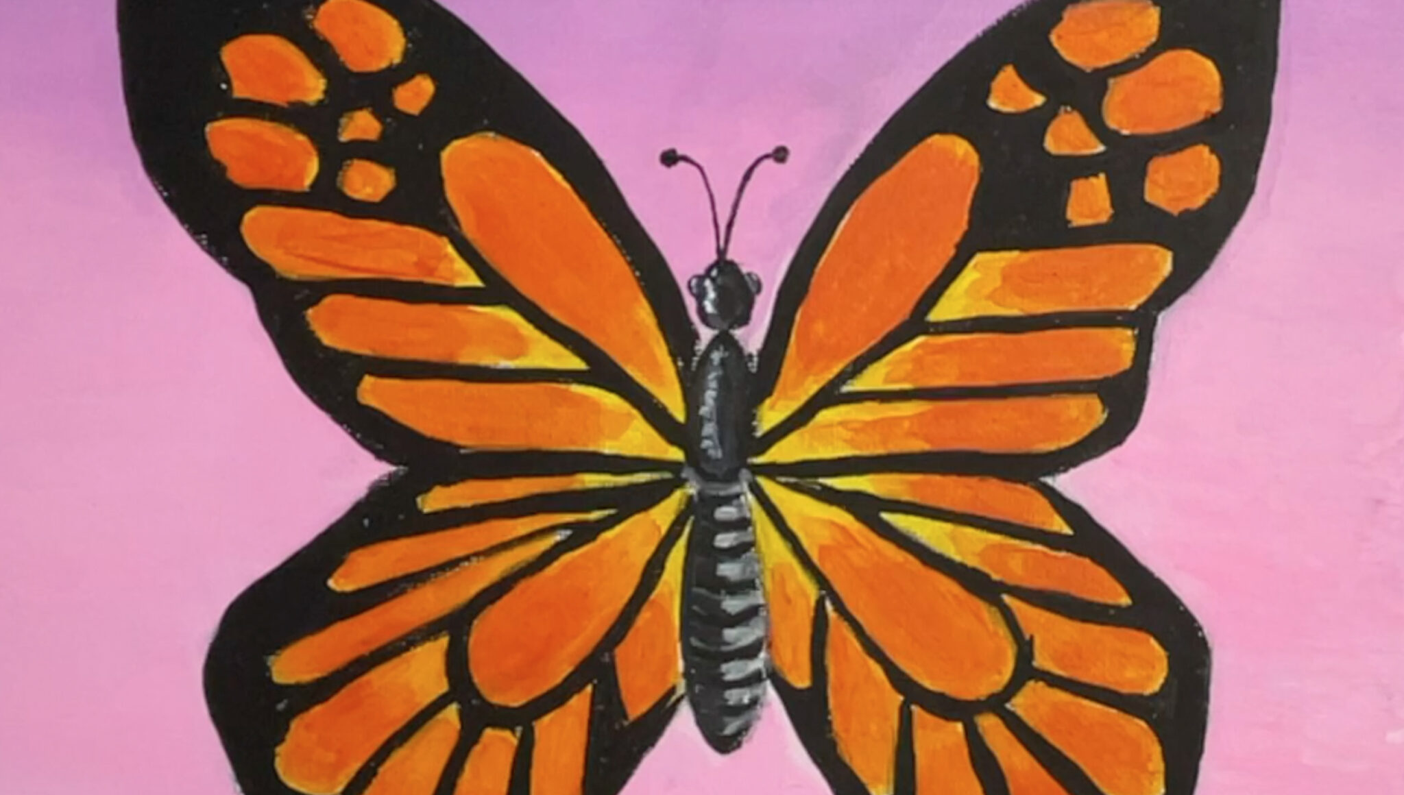 How To Paint A Butterfly {Easy Beginner Step-By-Step Tutorial}