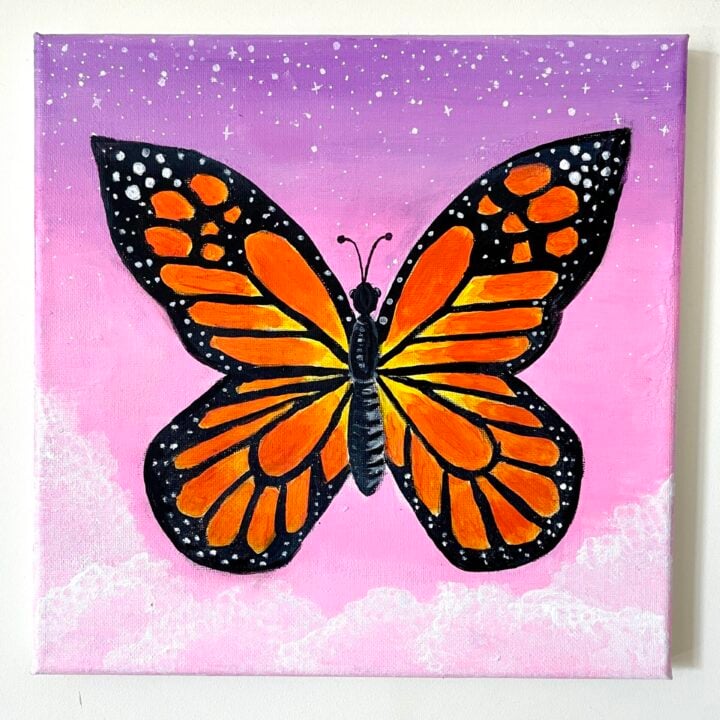 Art for Kids and Beginners: Create a Monarch Butterfly with Oil