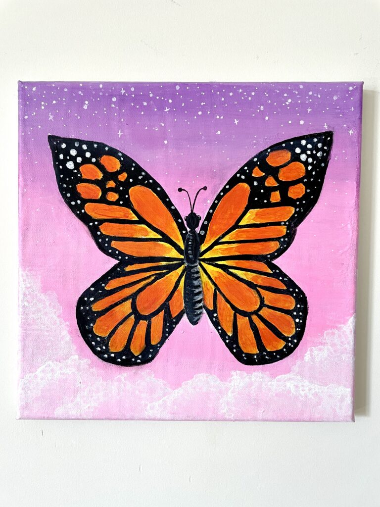 How To Paint A Butterfly Easy Beginner Step-By-Step Tutorial