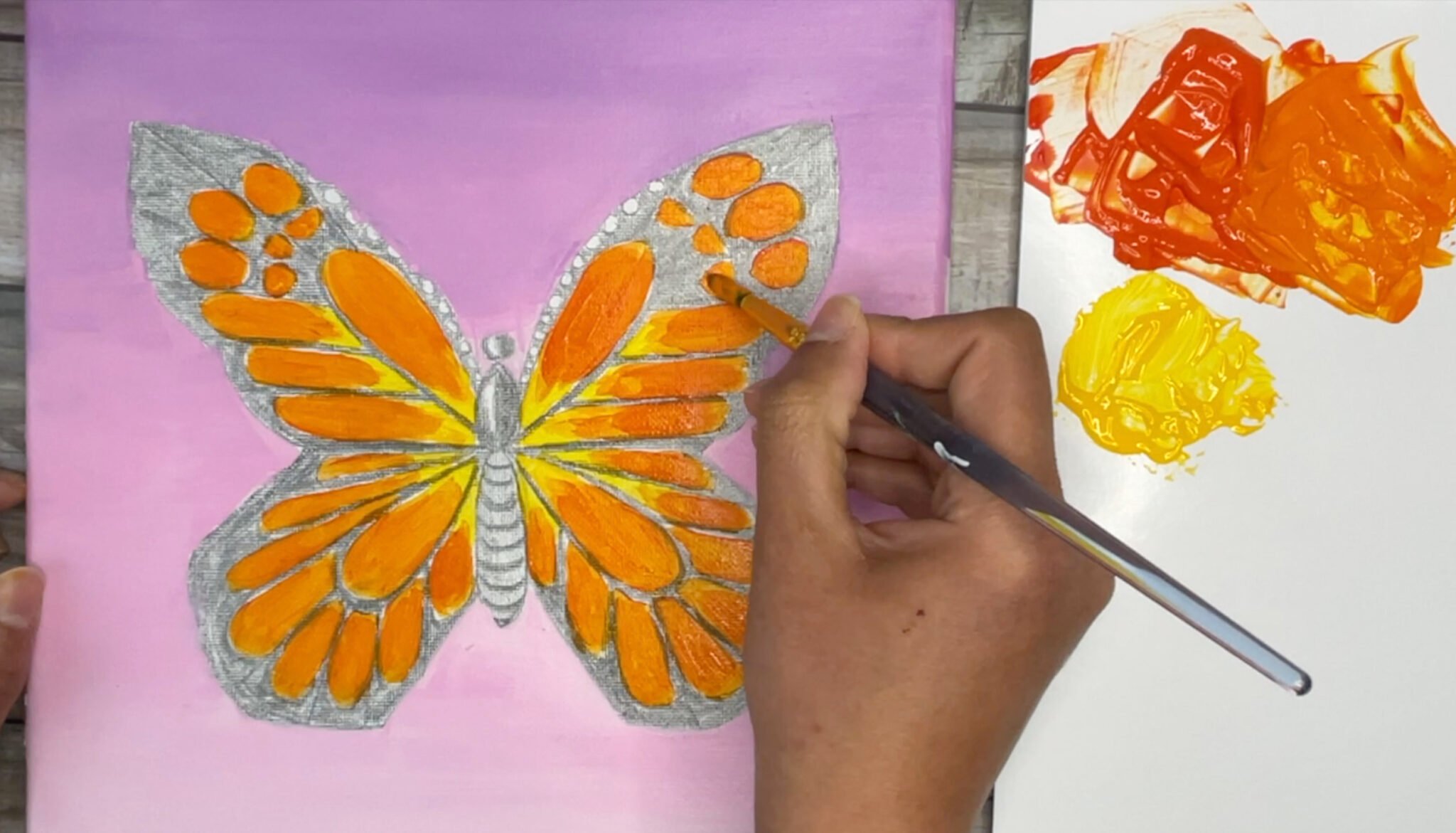 How To Paint A Butterfly {Easy Beginner StepByStep Tutorial}