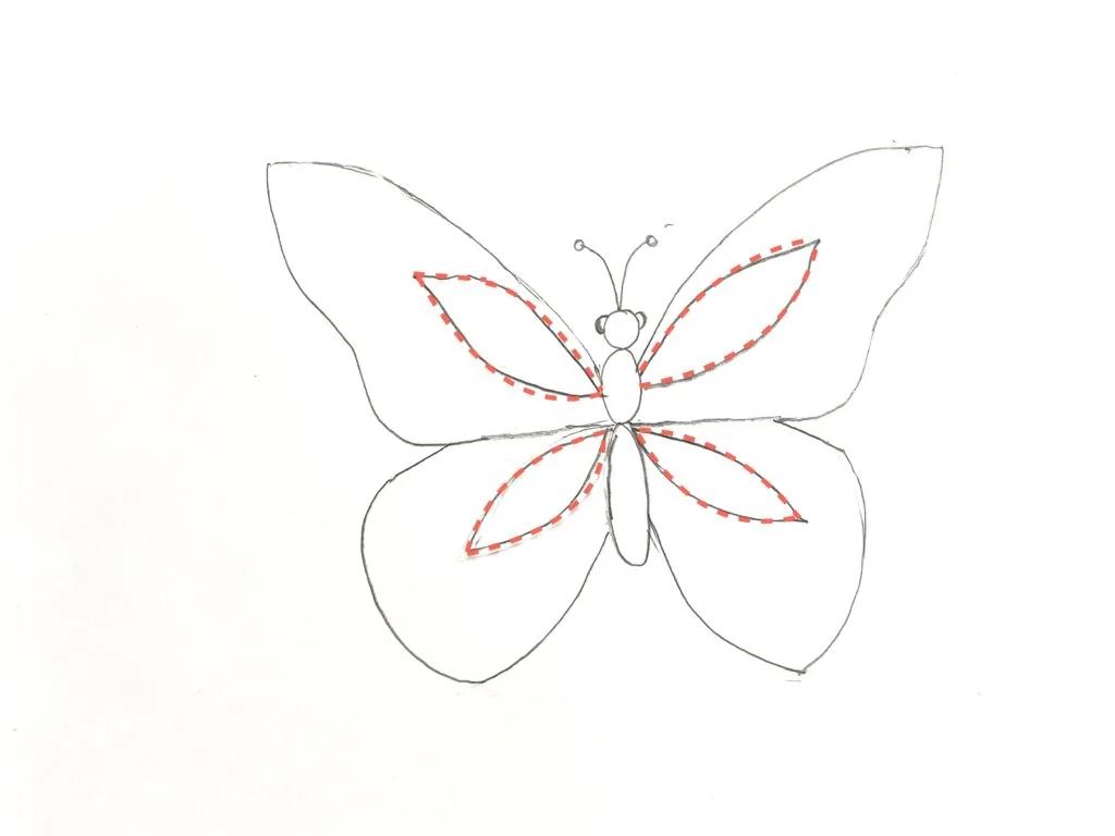 How to Draw a Butterfly Easy-Peasy & Fast ! {for kids, teens and adults}