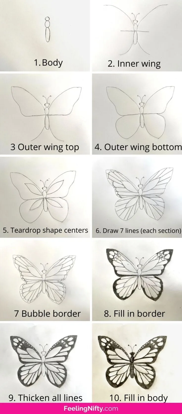 simple butterfly drawing