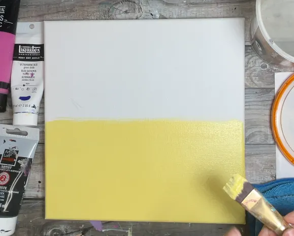 how to paint a sunset sky