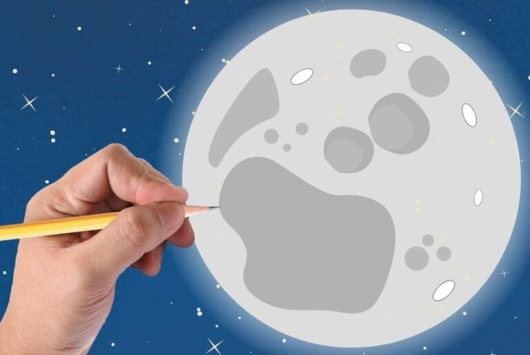 How To Draw The Moon