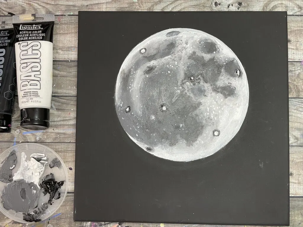 Why the Moon Paints Her Face Black