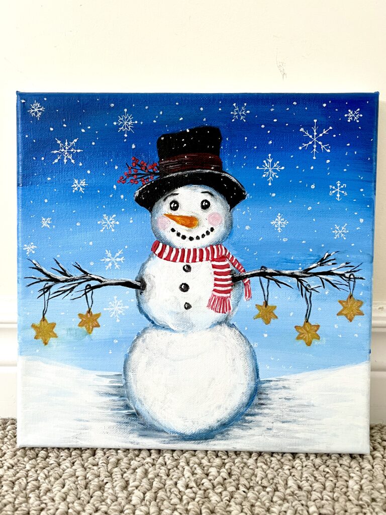 how-to-paint-a-snowman-beginner