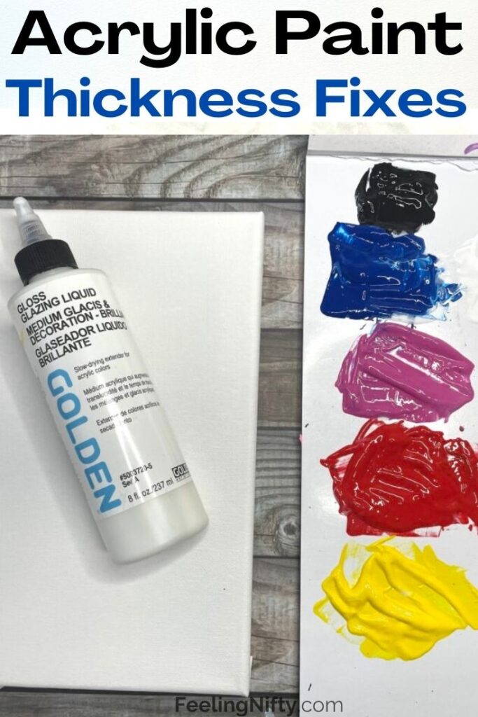 Acrylic Paint Too Thick on the Canvas: 2 Simple Fixes