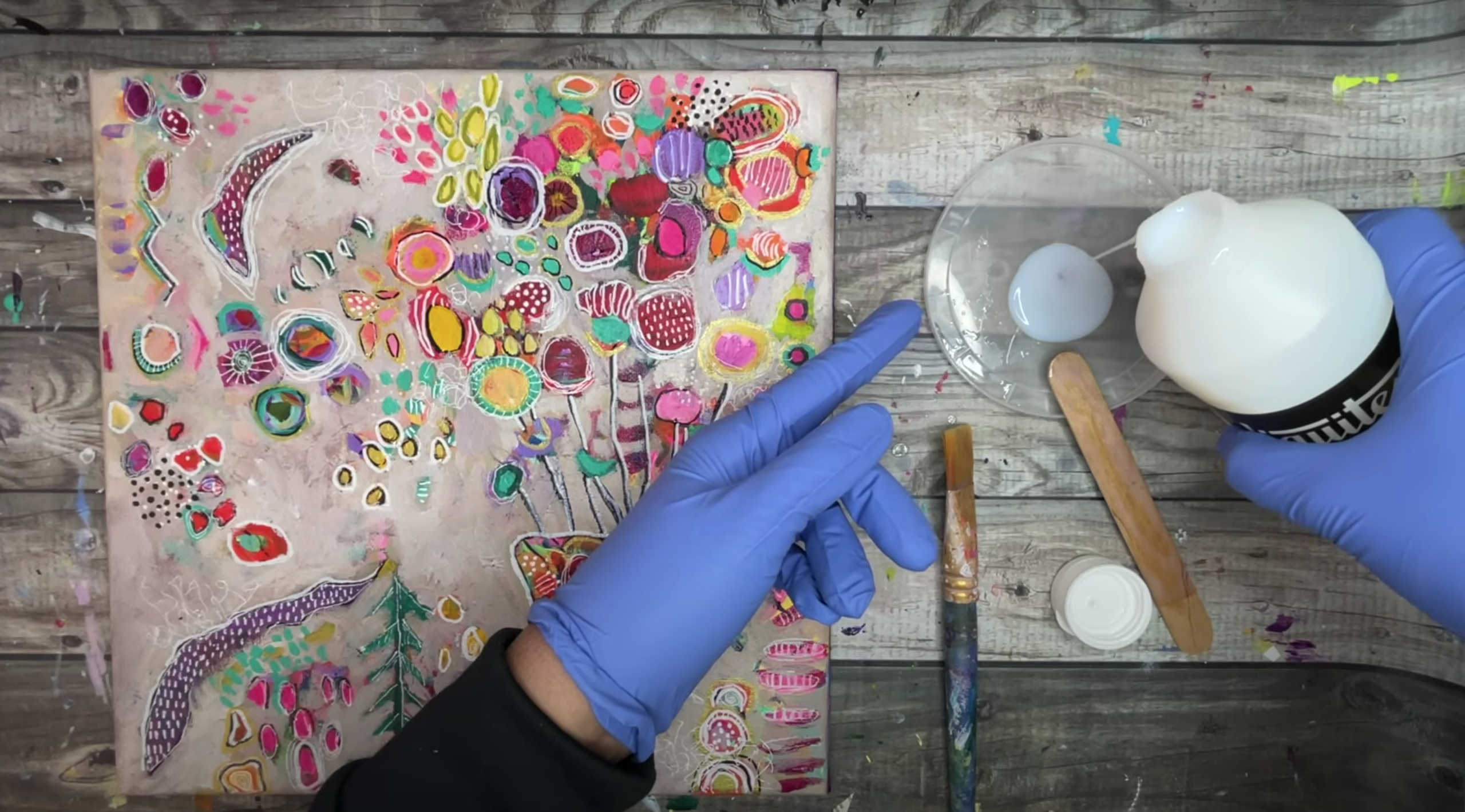how to seal acrylic painting with varnish