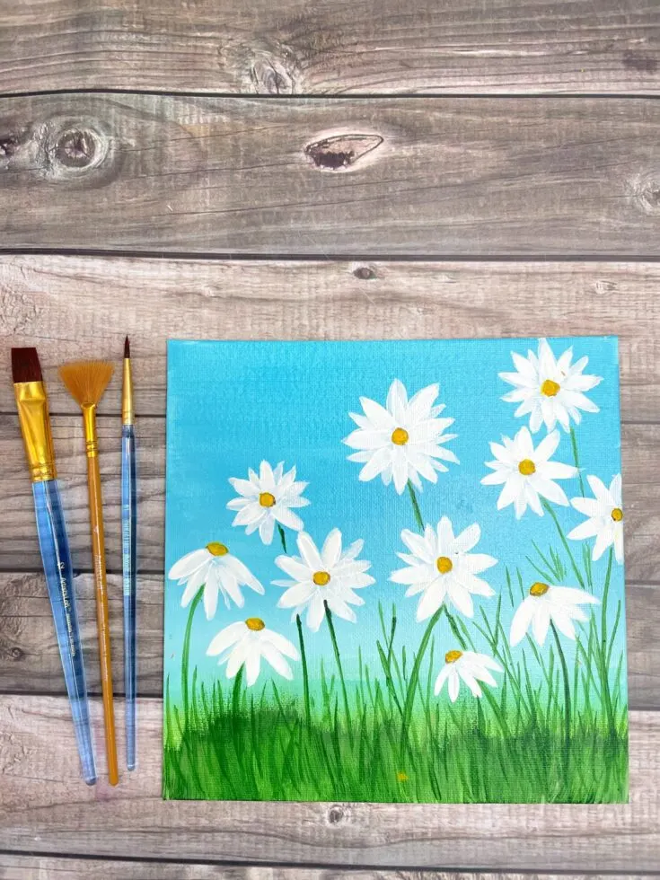 easy flower patterns to paint