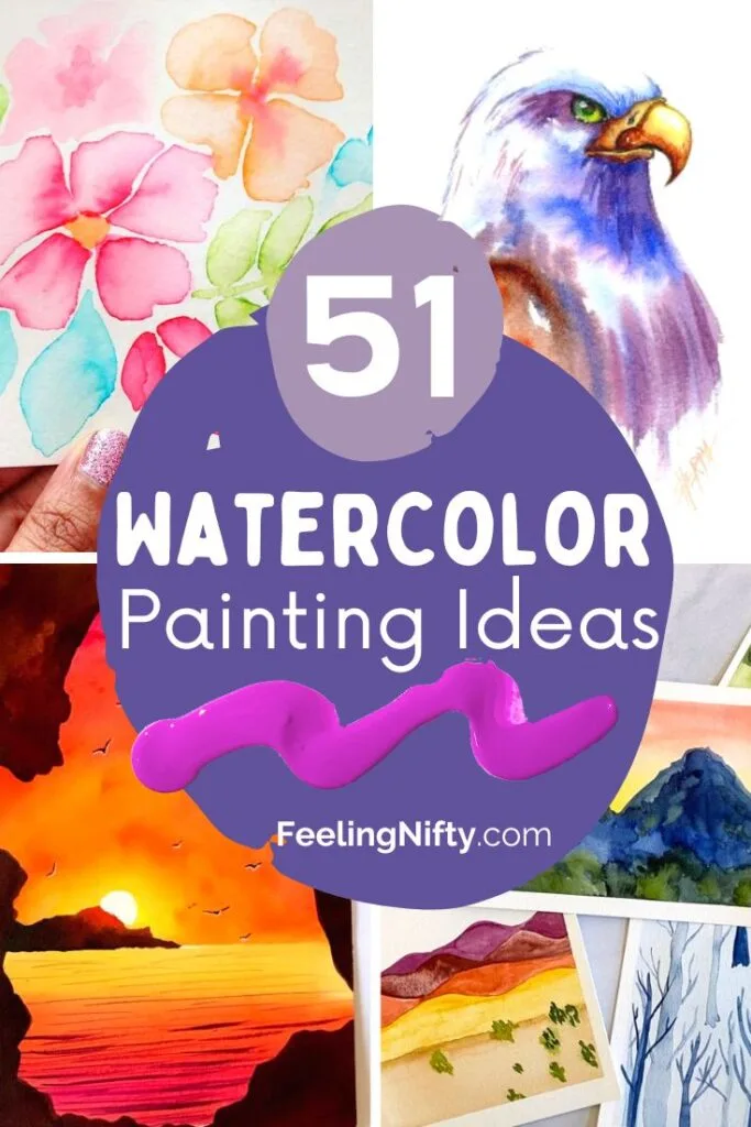31 Easy Watercolor Art Ideas for Beginners  Watercolor art diy, Watercolor  art, Small canvas art