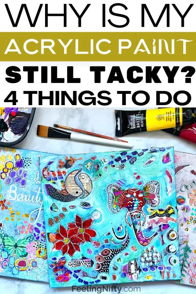 How to Fix Sticky Acrylic Craft Spray