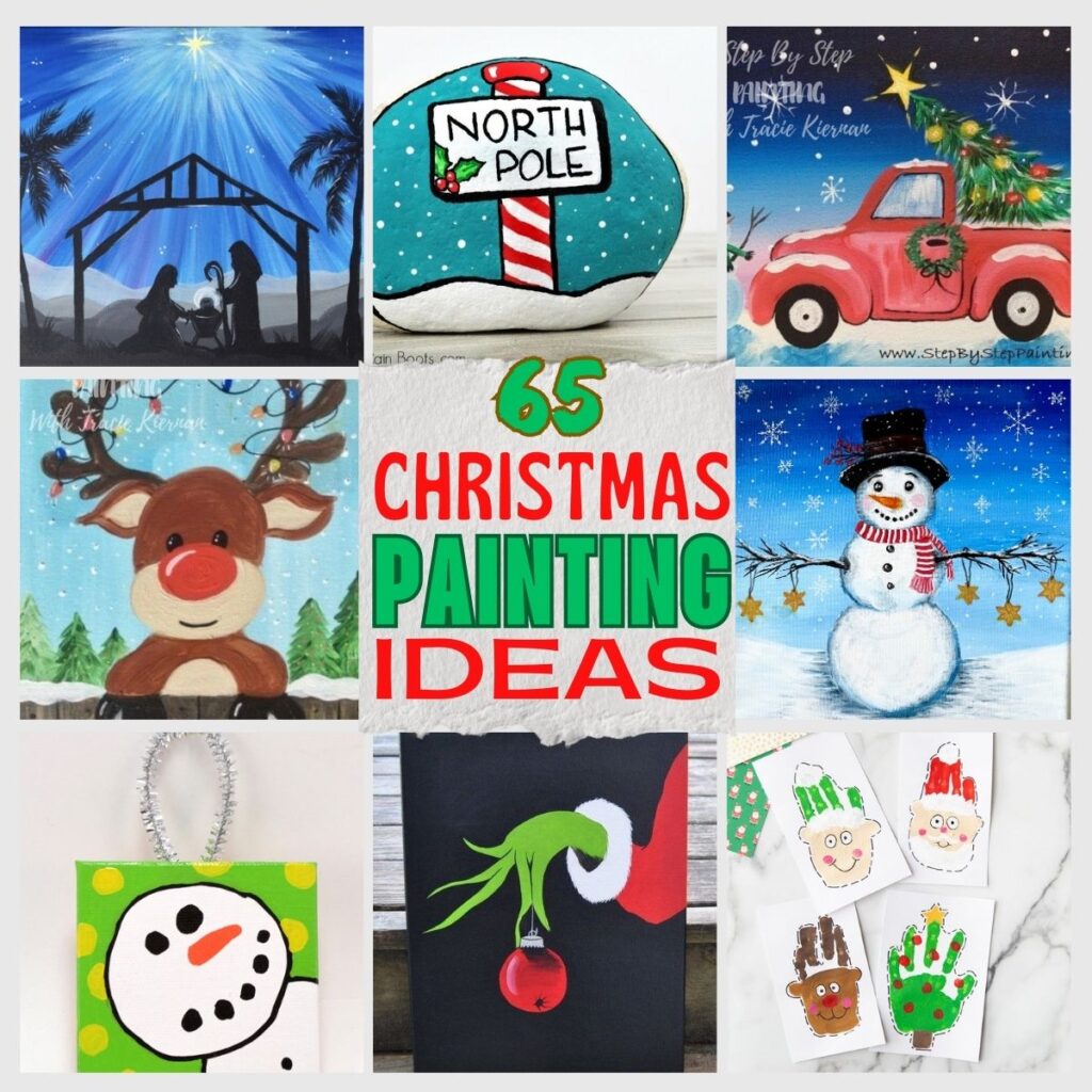 7 Fun And Easy Christmas Painting Ideas For Kids In 2022, My Baby Doo