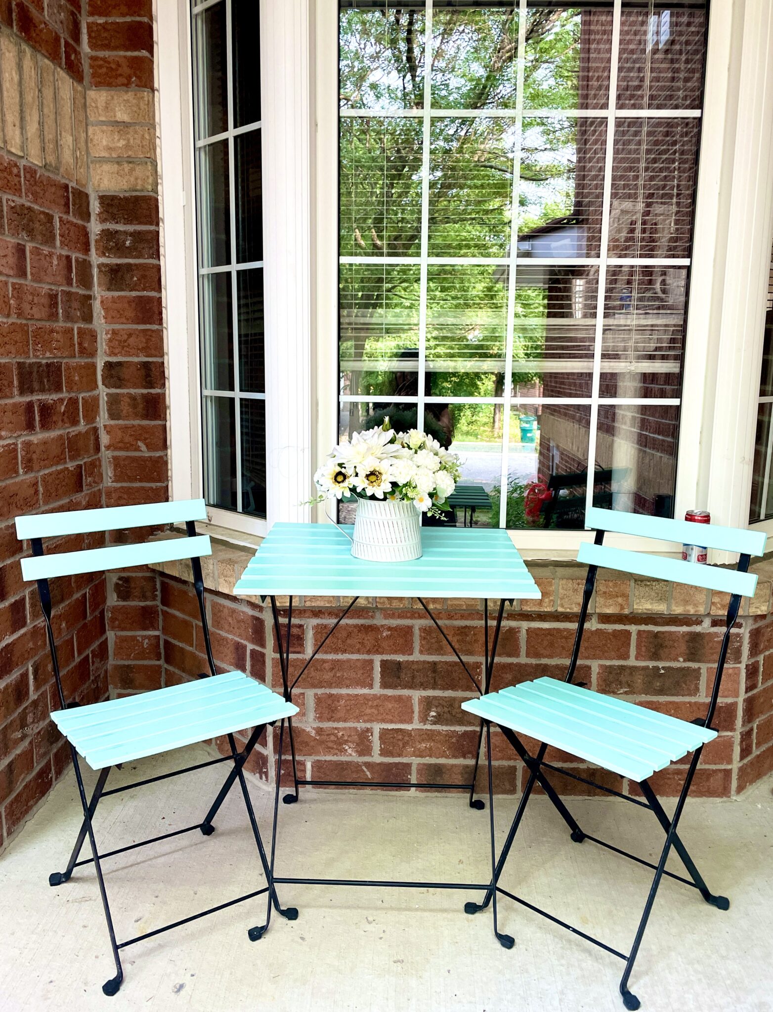 Ikea Tarno Hack Stunning ShabbytoChic Bistro Set Makeover