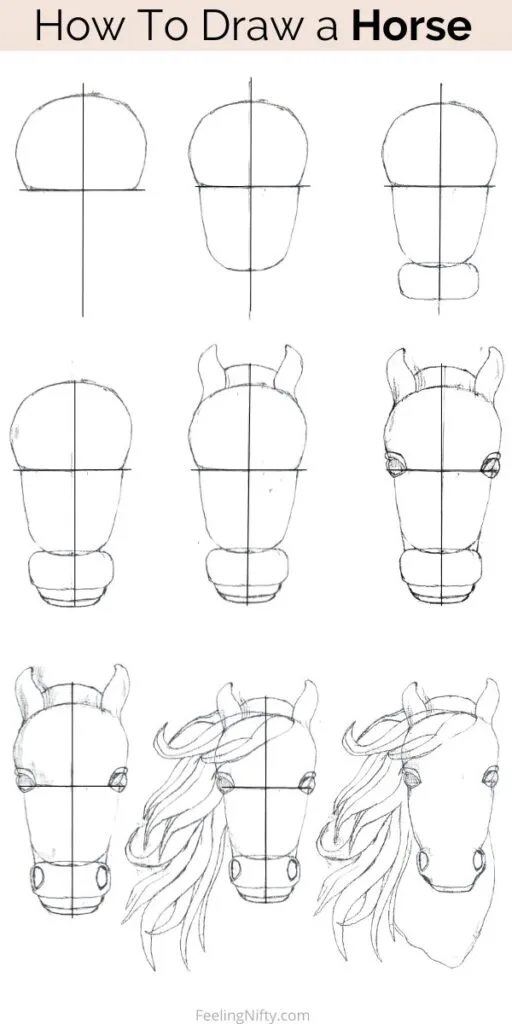 how to draw a horse (1)