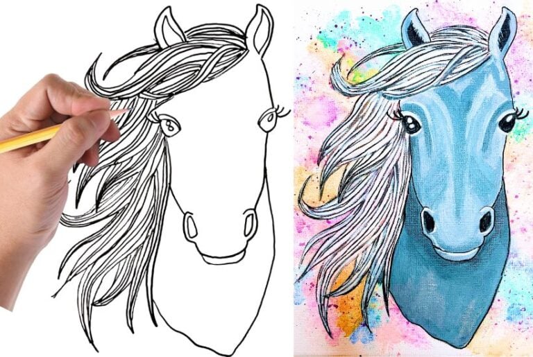 How To Draw a Horse Head: Easy Step-By-Step Tutorial